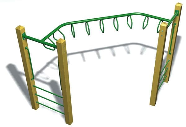 Freestanding Overhead Serpentine Ring Maze