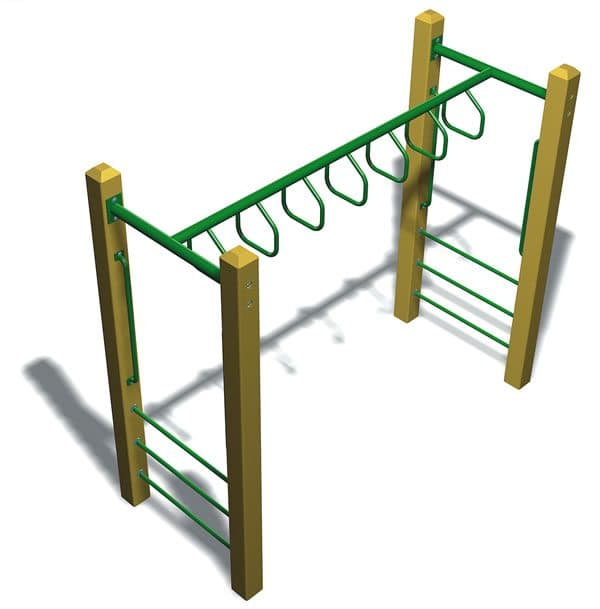 Freestanding Overhead Straight Ring Maze