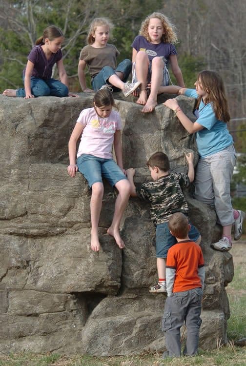 The Big Green Climbing Wall