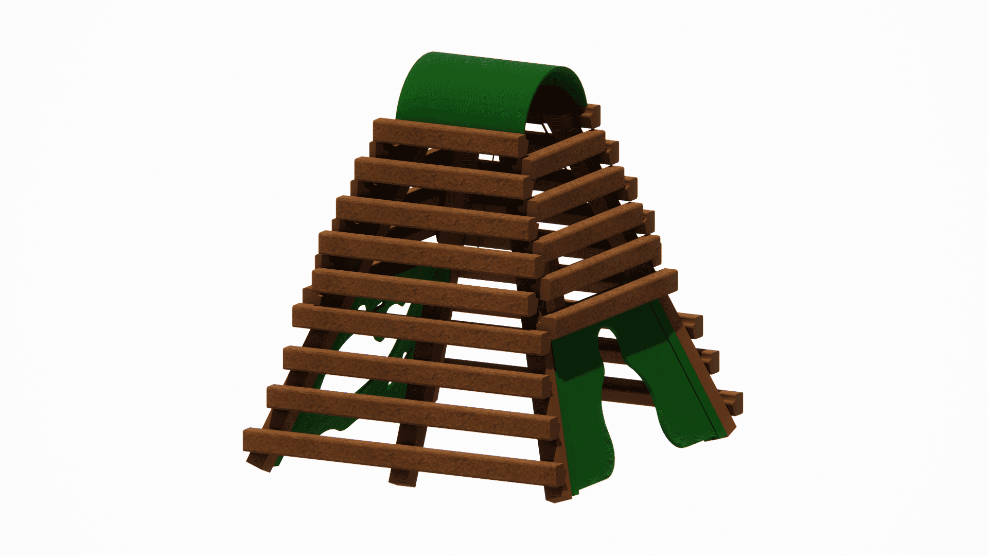 Village Log Fort Climber