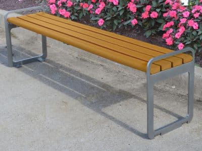 Plaza Bench Without Back
