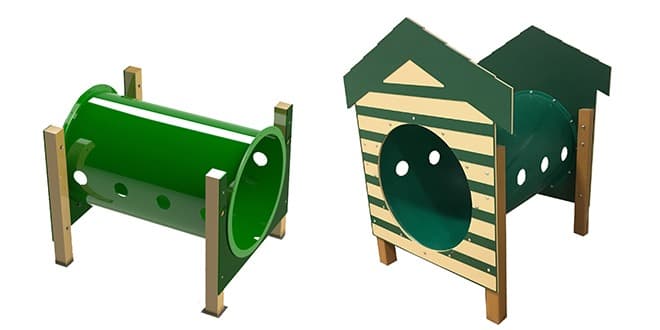 Recycled Crawl Tunnel