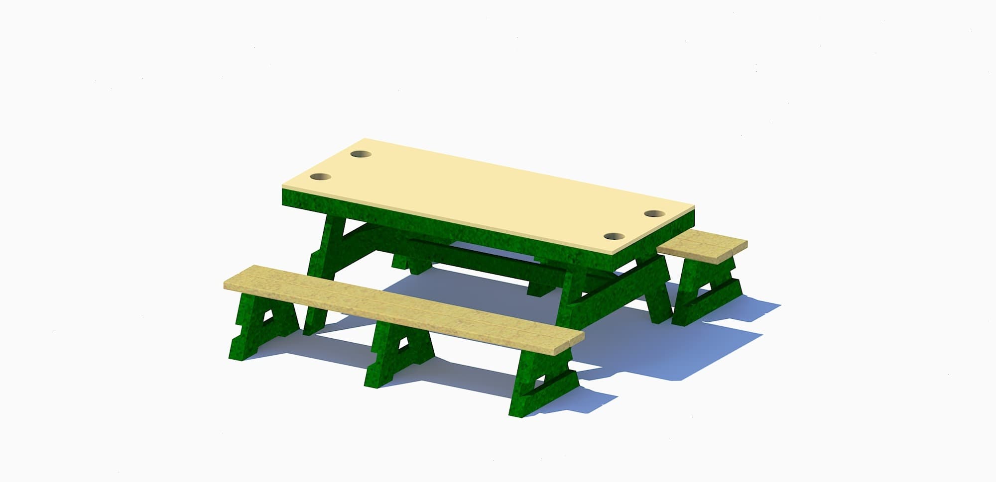 Work Bench w/ Cup Holders