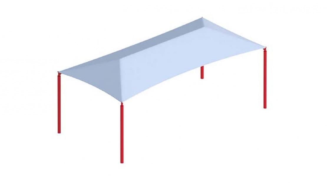 8′ Rectangular Shade