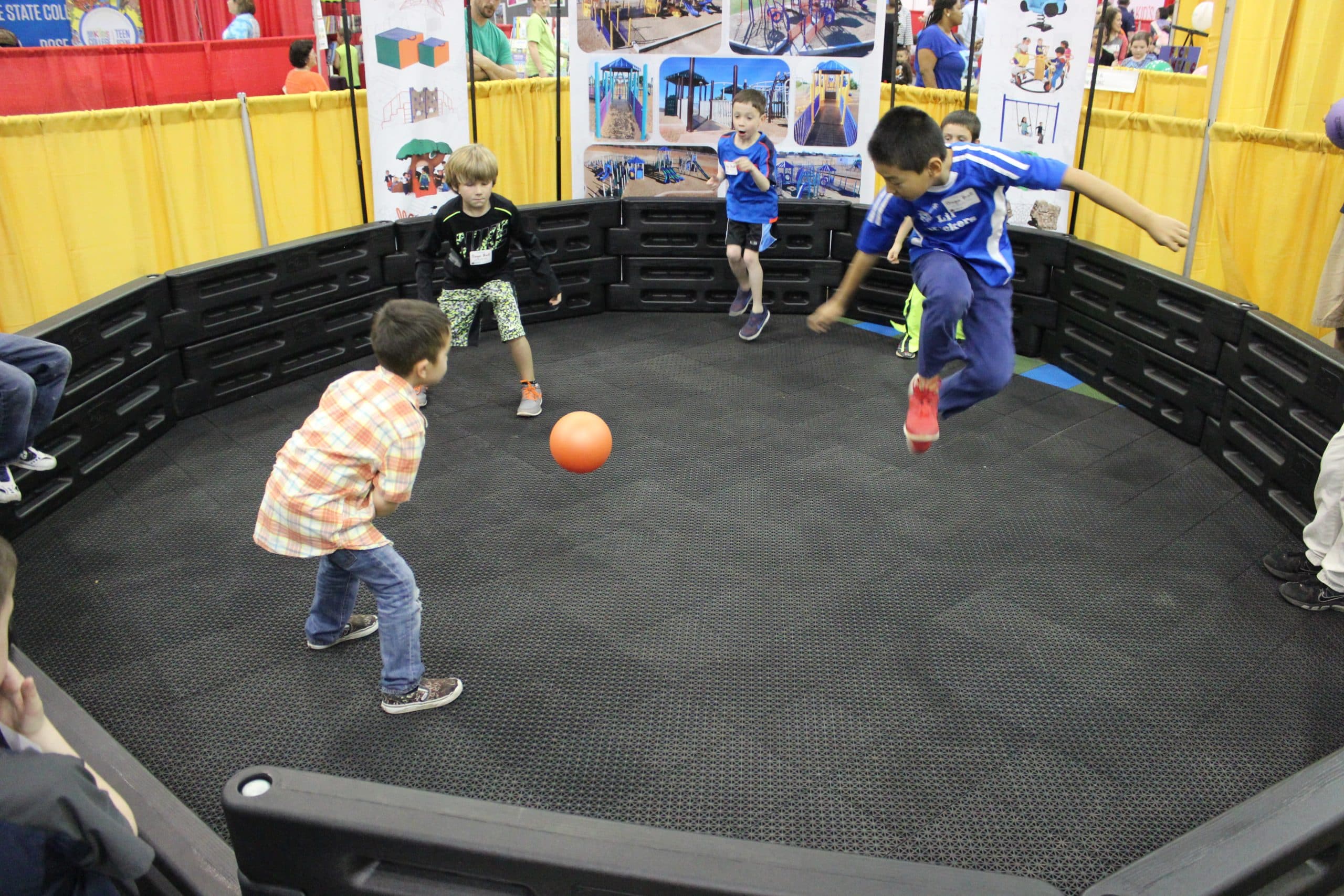 Rubber Flooring Kit for Gaga Ball Pits