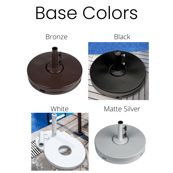 Commercial 80 Lbs. Rust Free Resin Umbrella Base