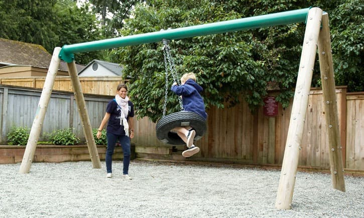 Tire Swing Wood Posts
