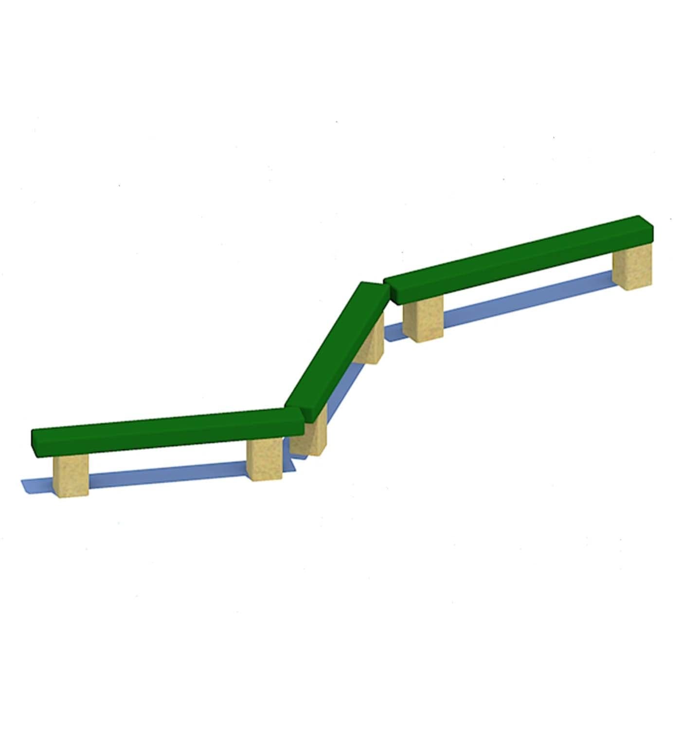 Zig Zag Balance Beam