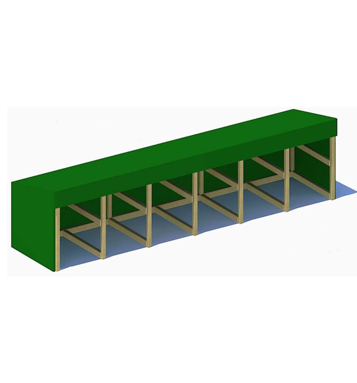 6 Bay Trike Garage