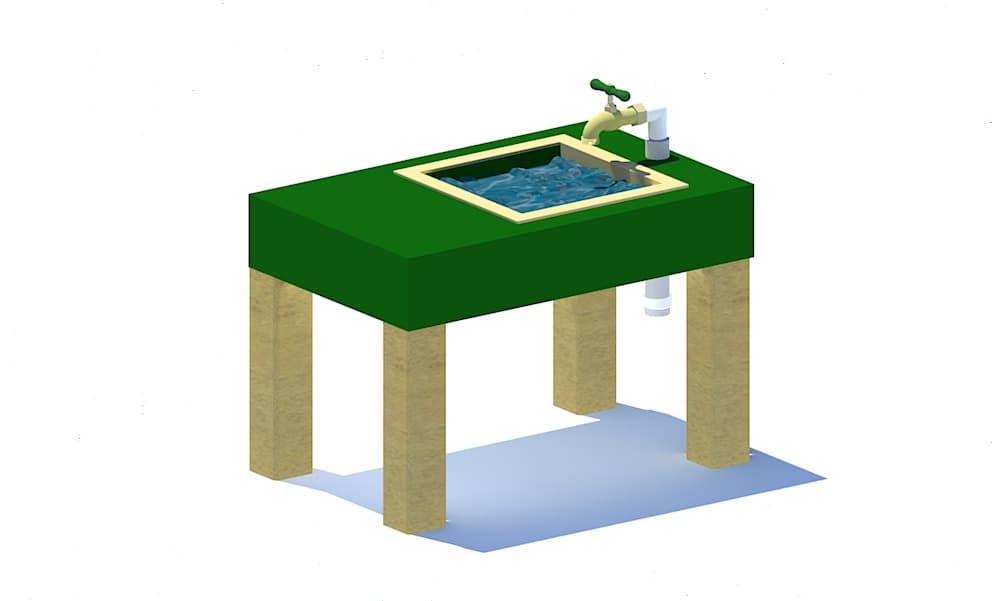 Clean Up Station Table