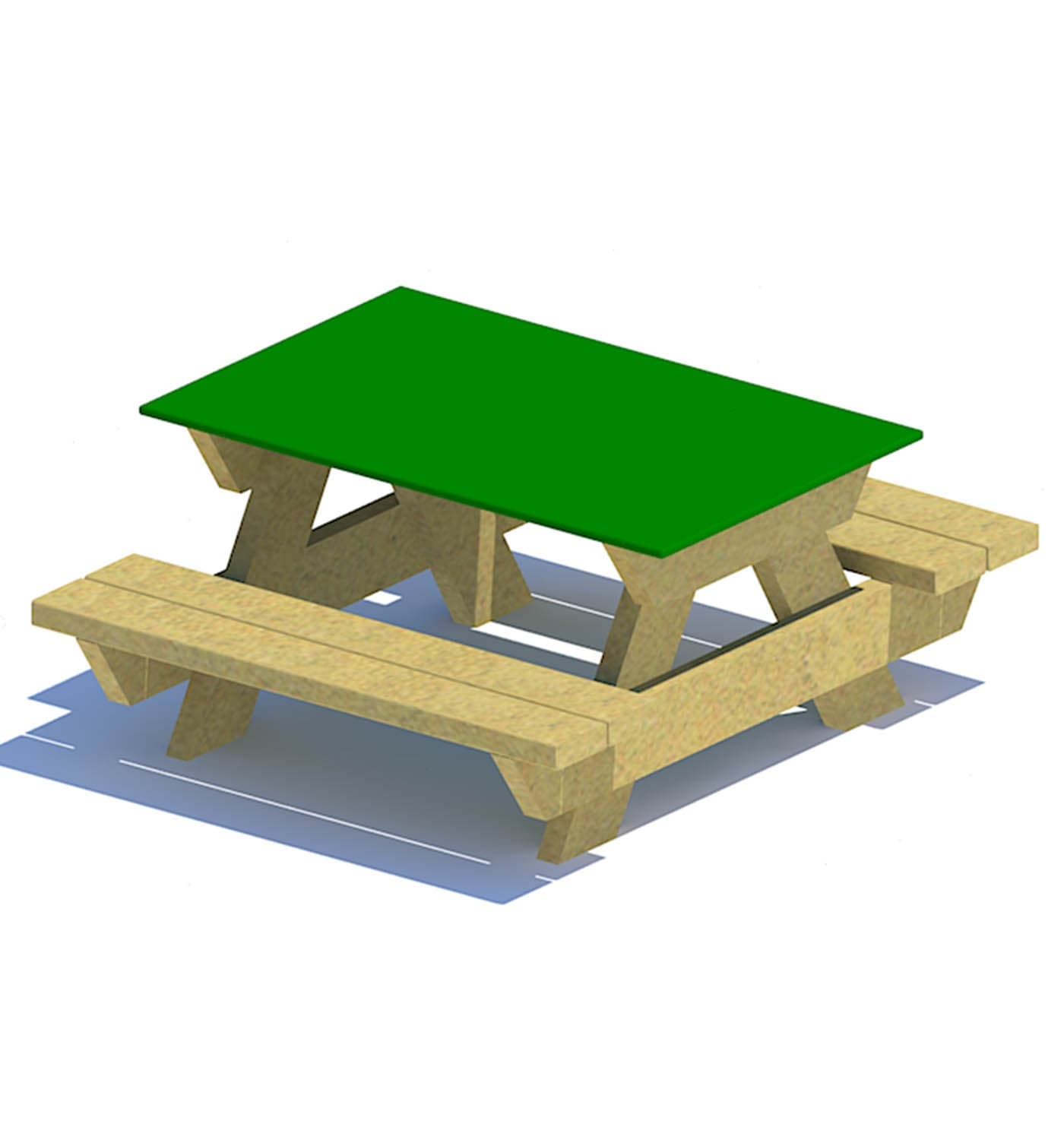 4’ HDPE Kids Table