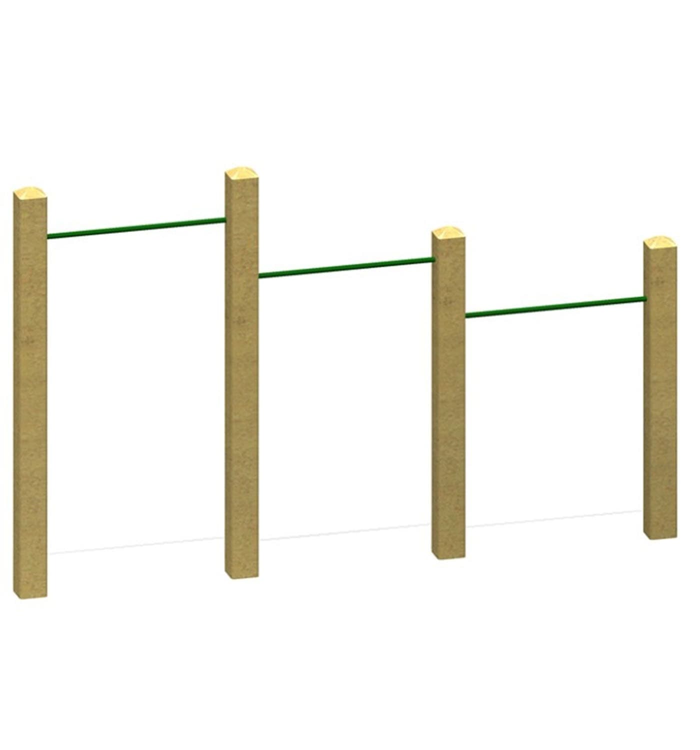 3 Station Pull Up Bars