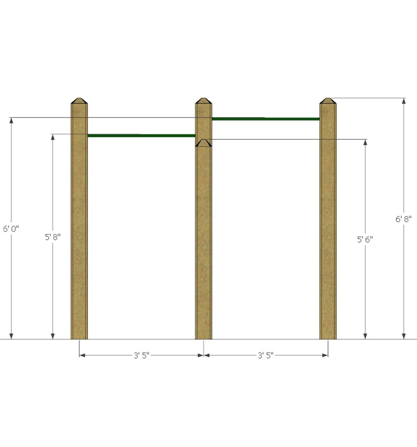 4 Station Pull Up Bars