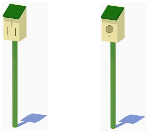 Butterfly and Bird House