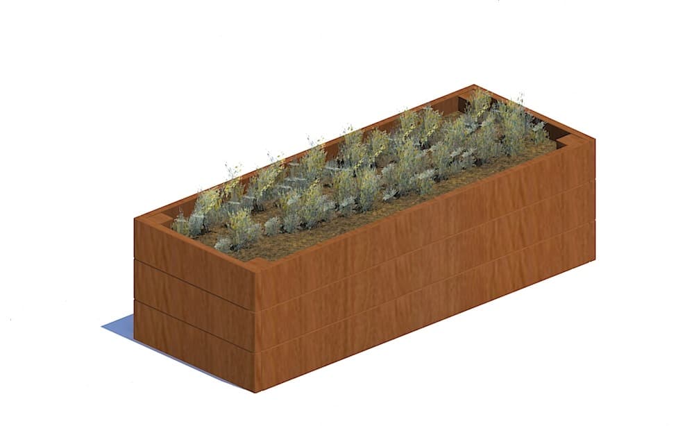 Cedar Wood Planter