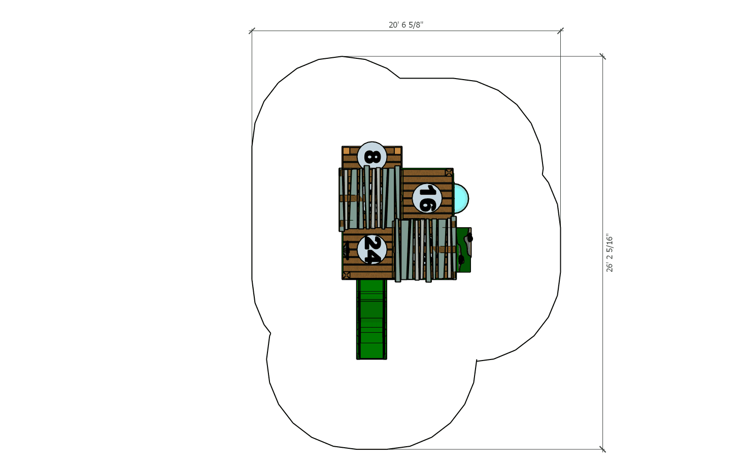 Hideaway Play Structure