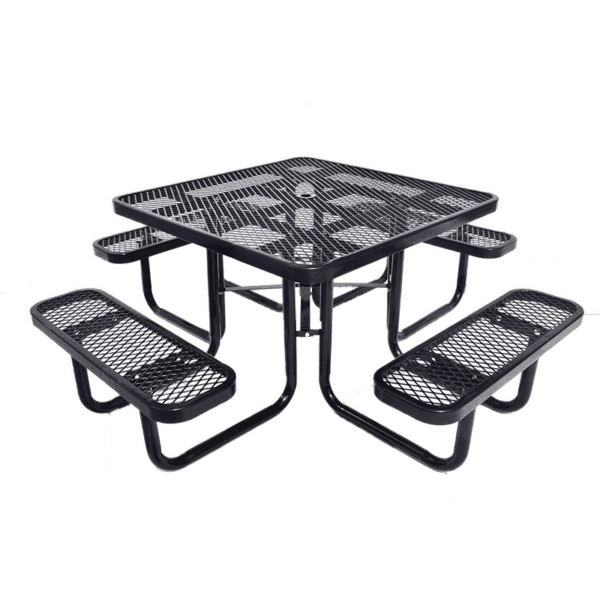 46″ Metal Square Picnic Table