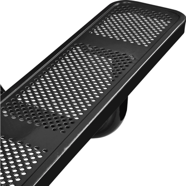 Punched Metal Rectangular Picnic Table