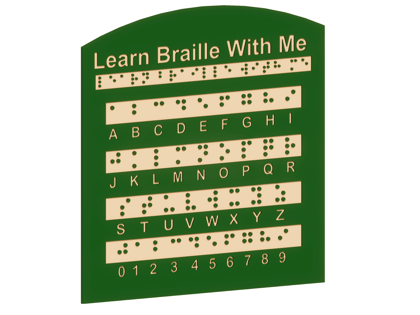 Braille Activity Panel