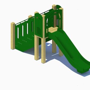 Freestanding 48in Straight Slide