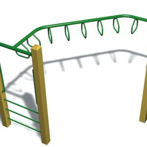 Freestanding Overhead Serpentine Ring Maze