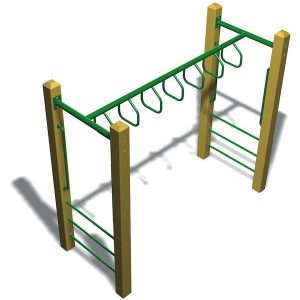 Freestanding Overhead Straight Ring Maze