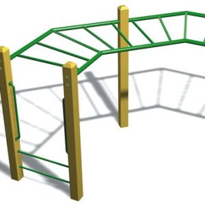 Freestanding Zig-Zag Overhead Ladder