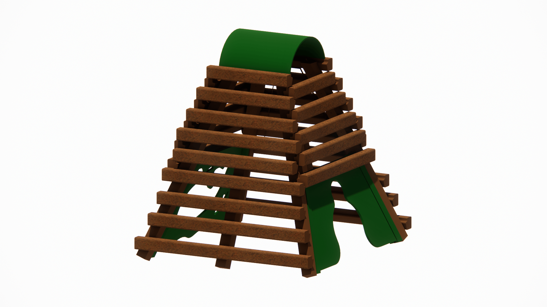 Village Log Fort Climber