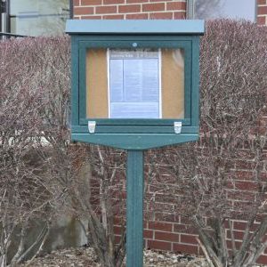 Small Hinged Message Center