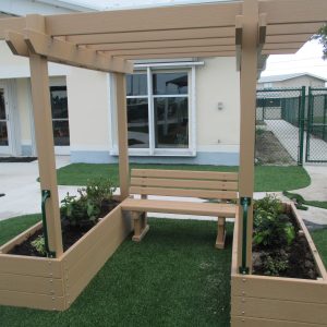 Pergola With Planter Boxes