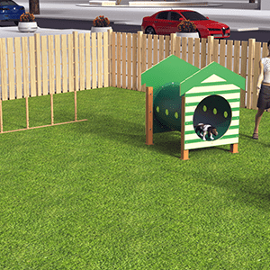 Recycled Small Dog Course