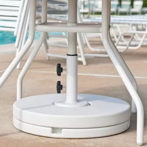 Commercial 80 Lbs. Rust Free Resin Umbrella Base