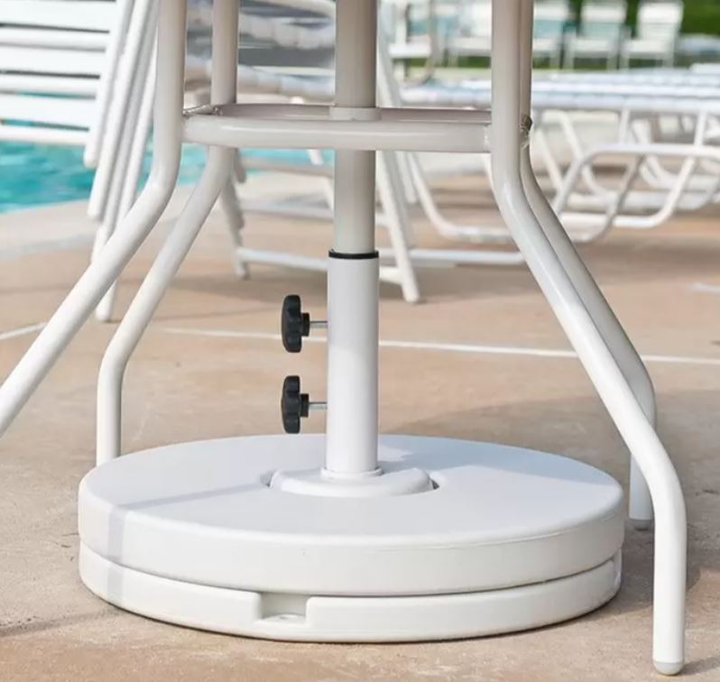 Commercial 80 Lbs. Rust Free Resin Umbrella Base