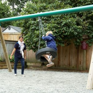 Tire Swing Wood Posts