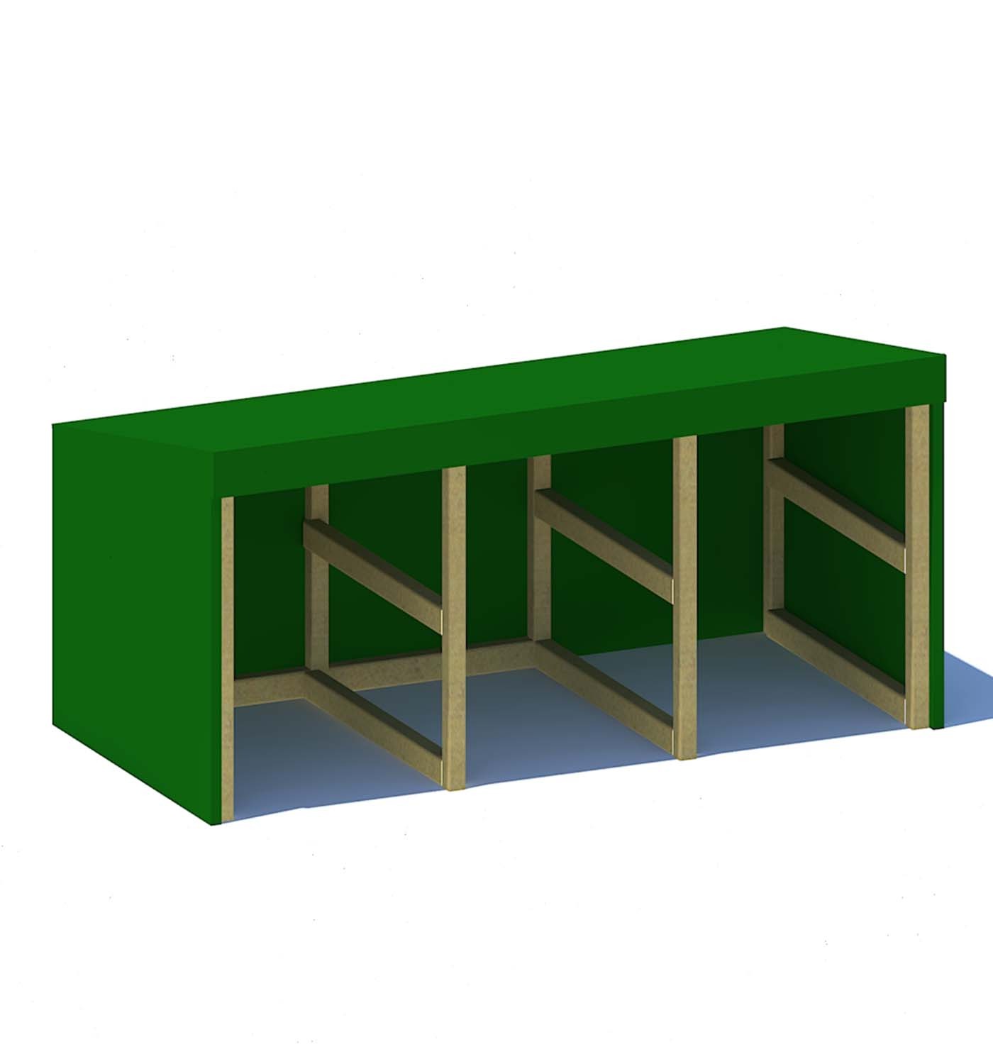 3-Bay Trike Garage