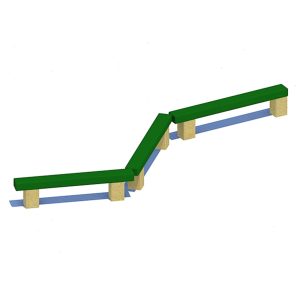 Zig Zag Balance Beam