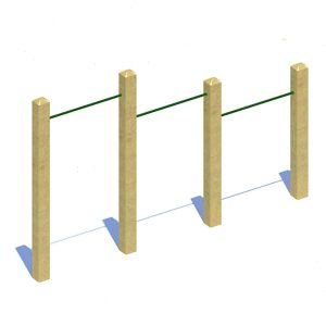 3 Station Chin Up Bars