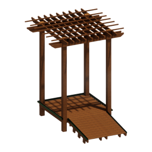 Drama Deck with Ramp and Trellis