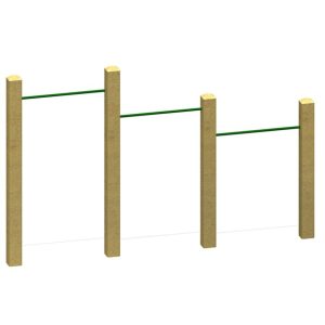3 Station Pull Up Bars