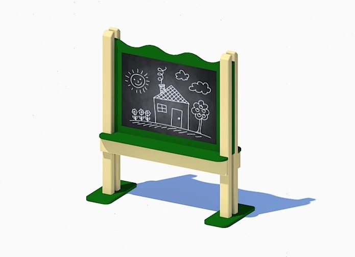 Double Sided Chalk Easel