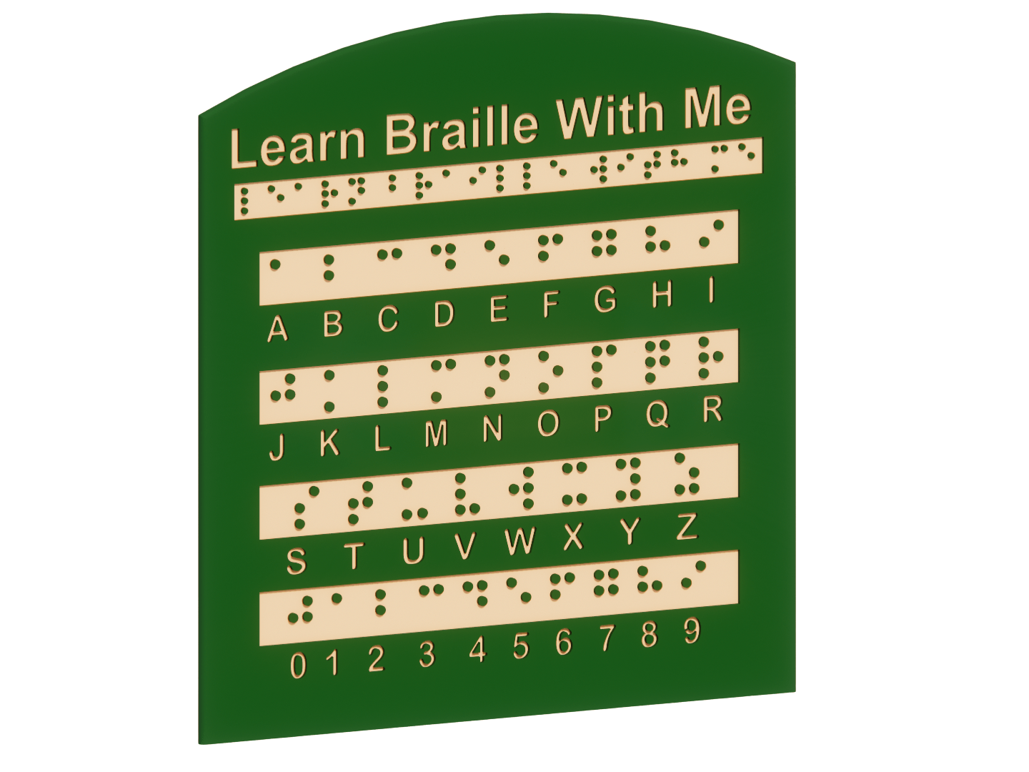 Braille Activity Panel