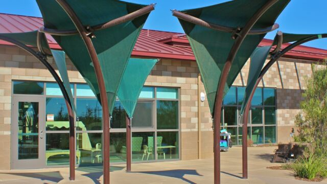 Shades at a Child Development Center